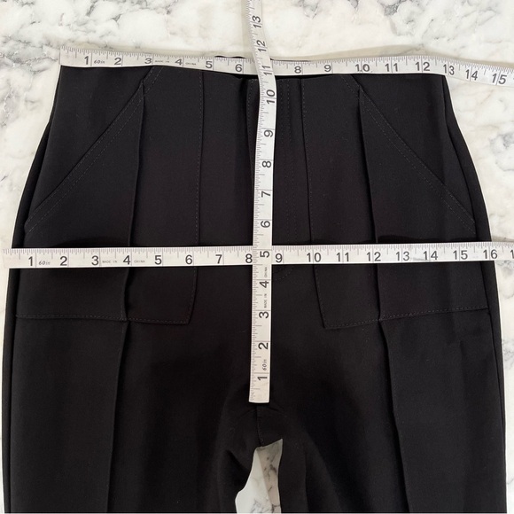Cinq à Sept Women's Triv Pants Ponte Knit High Waisted Black Skinny Ankle Size 2 - Picture 8 of 12